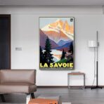 affiche vintage savoie