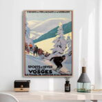 affiche vintage ski