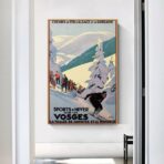affiche vintage ski