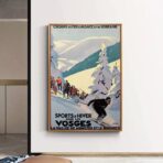 affiche vintage ski