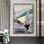 affiche vintage ski