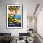 affiche vintage st jean de luz