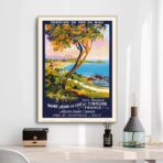 affiche vintage st jean de luz