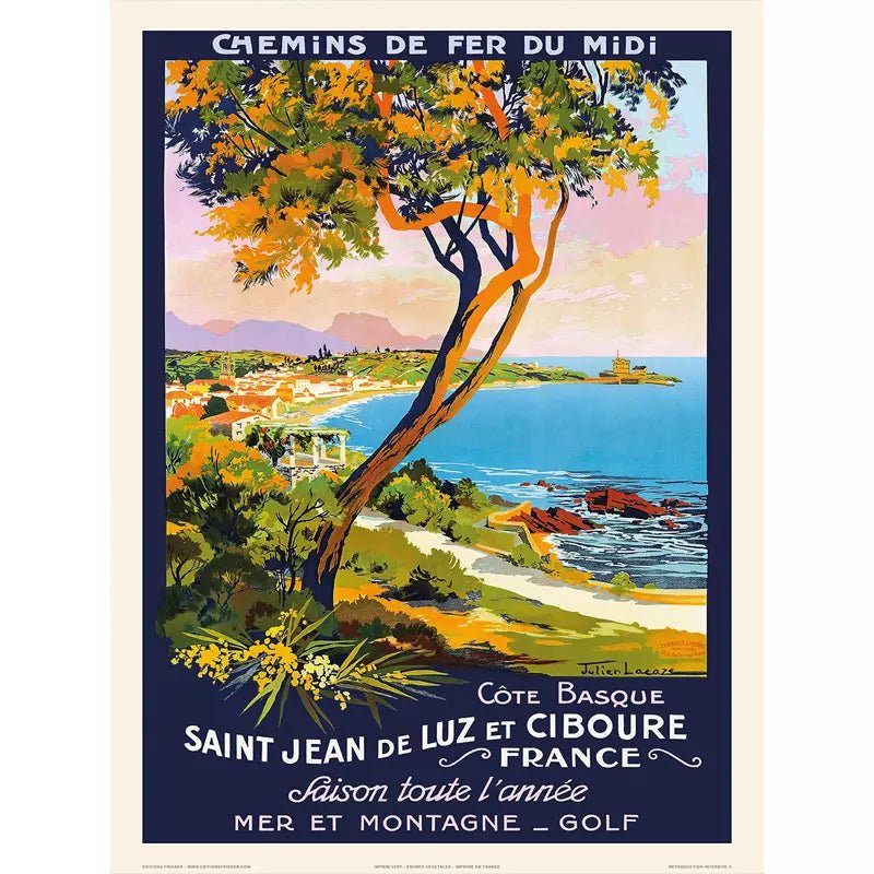 affiche-vintage-st-jean-de-luz_6 affiche vintage st jean de luz