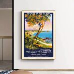affiche vintage st jean de luz