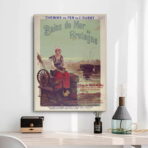 affiche vintage station balnéaire