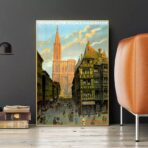 affiche vintage strasbourg