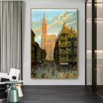 affiche vintage strasbourg