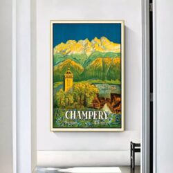 affiche vintage suisse
