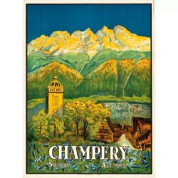 affiche vintage suisse