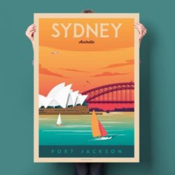 affiche vintage sydney