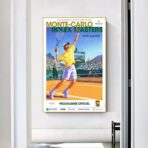 affiche vintage tennis