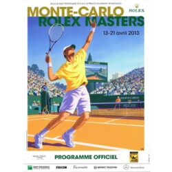 affiche vintage tennis