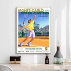 affiche vintage tennis