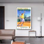 affiche vintage tennis