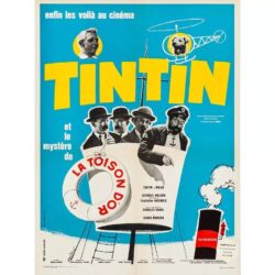 affiche vintage tintin