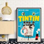 affiche vintage tintin