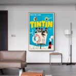 affiche vintage tintin