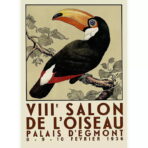 vintage toucan poster