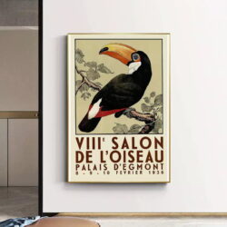 affiche vintage toucan