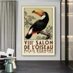 affiche vintage toucan