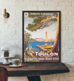 affiche vintage toulon