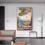 affiche vintage toulon