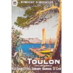 vintage poster toulon