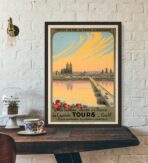 affiche vintage Tours