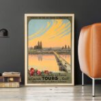 affiche vintage Tours