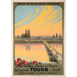 affiche vintage Tours