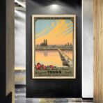 affiche vintage Tours