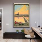 affiche vintage Tours