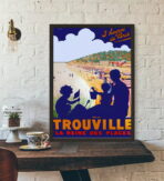 affiche vintage trouville