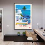 affiche vintage tunisie