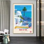 affiche vintage tunisie