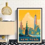 affiche vintage usa