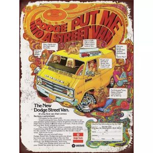 vintage van poster