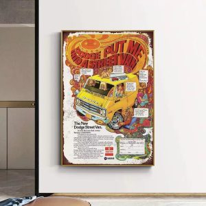 affiche vintage van