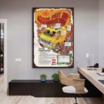 affiche vintage van