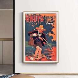 affiche vintage vannes