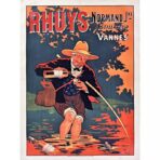 affiche vintage vannes