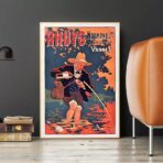 affiche vintage vannes