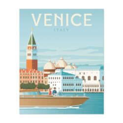 affiche vintage venise