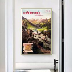 affiche vintage vercors