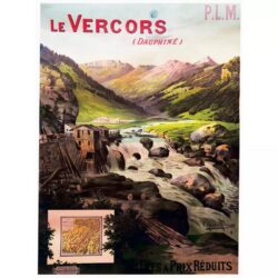 affiche vintage vercors