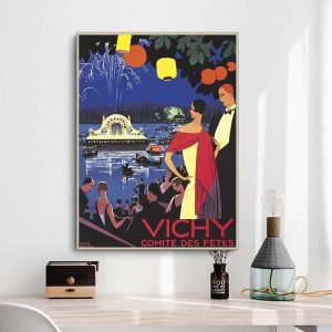 affiche vintage vichy