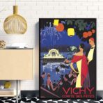 affiche vintage vichy