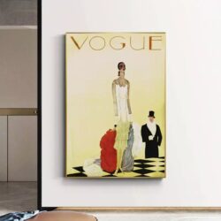 affiche vintage vogue