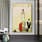 affiche vintage vogue